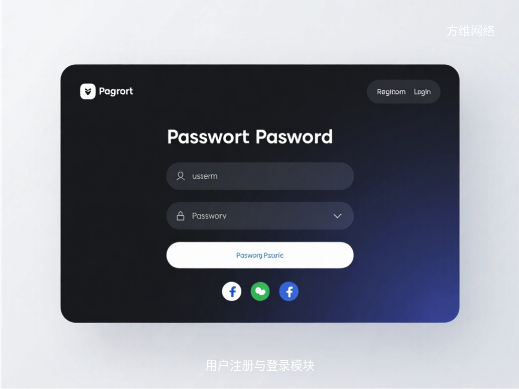 用戶注冊與登錄模塊