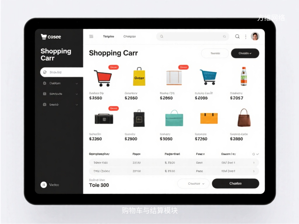 購物車與結算模塊