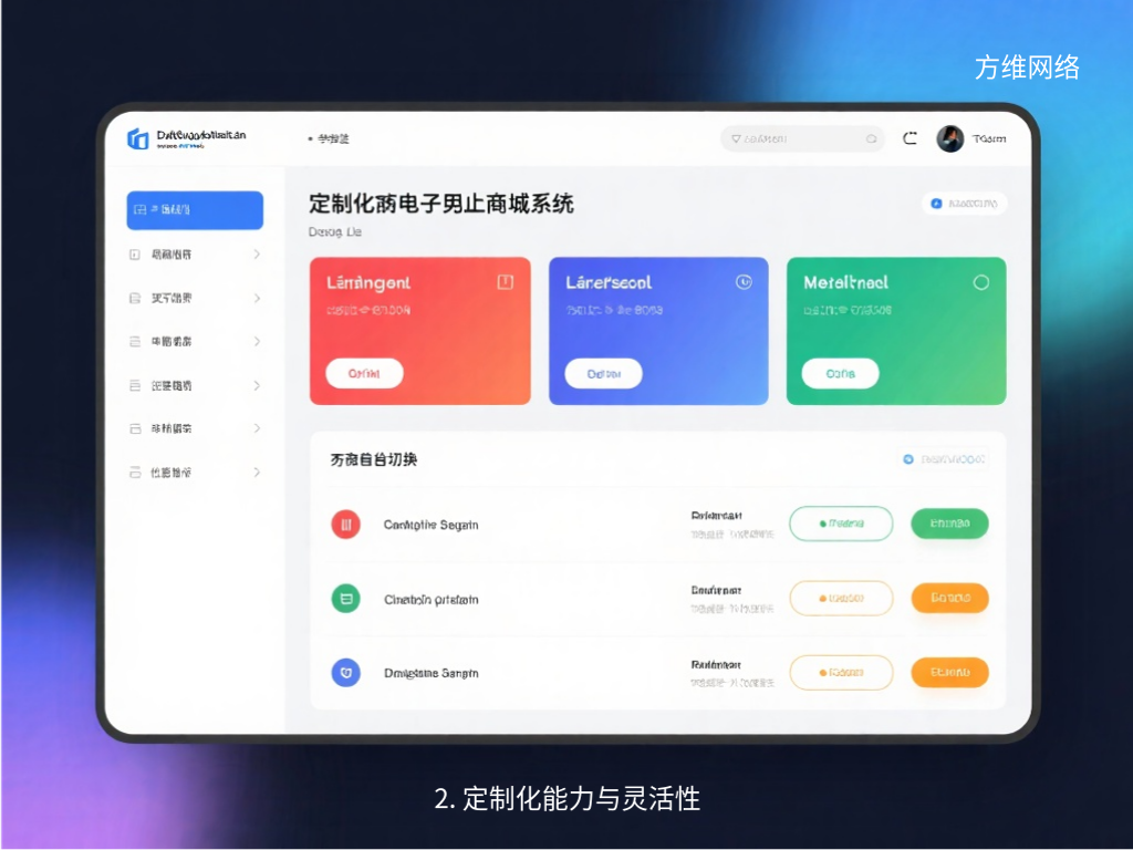 2. 定制化能力與靈活性
