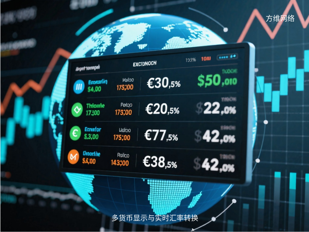 多貨幣顯示與實時匯率轉換